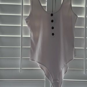H&M off white body suit